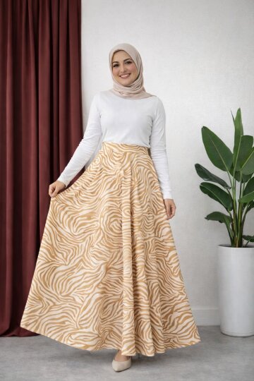 Dijital Baskılı Etek 