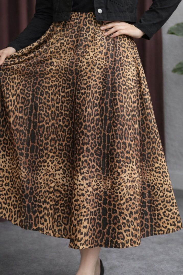 Leopar Desen Scuba Etek - 2