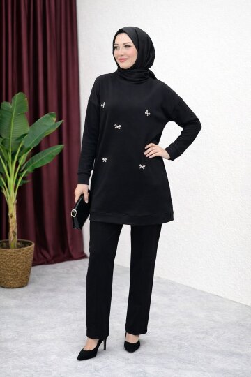 Taşlı Tesettür Tunik - 7