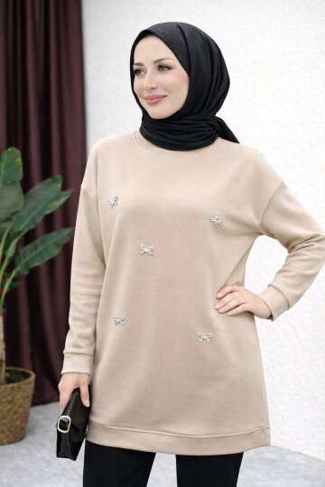 Taşlı Tesettür Tunik - 8