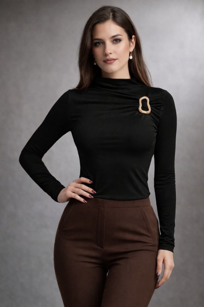 tokalı body siyah - 1